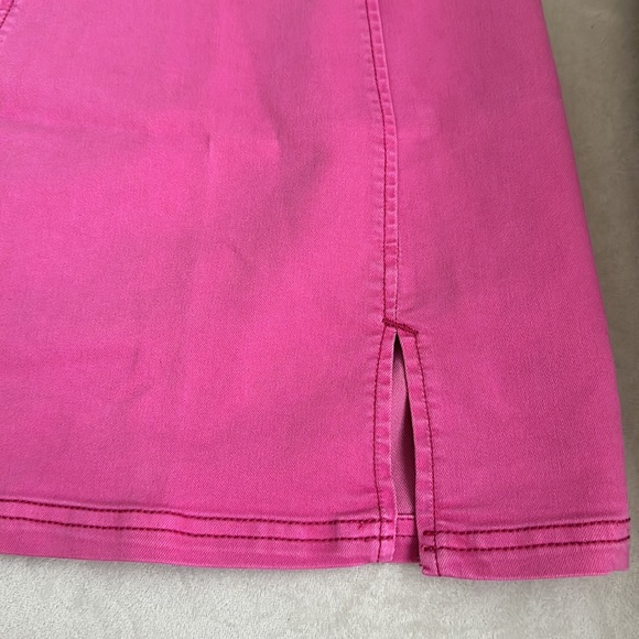 Free People Pink Denim Mini Skirt - Picture 3 of 5